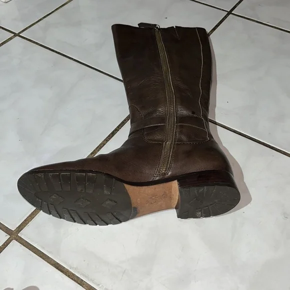 Cole Haan Women's Riding Boot Knee High Brown Leather Comfy - Picture 10 of 14